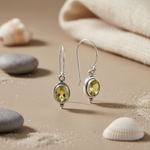 Load image into Gallery viewer, 925 Silver Citrine Drop Earrings for Women | Gemstone Jewelry