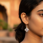 Load image into Gallery viewer, 925 Silver Amethyst Drop Earrings | Women's Jewelry Gift