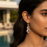 Load image into Gallery viewer, 925 Sterling Silver Rose Quartz Earrings | For Women | Gift