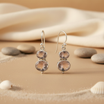 Load image into Gallery viewer, 925 Sterling Silver Rose Quartz Earrings | For Women | Gift