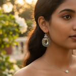 Load image into Gallery viewer, 925 Silver Gemstone Drop Earrings for Women | Dangle Jewelry