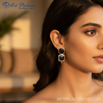 Load image into Gallery viewer, 925 Silver Garnet Drop Earrings for Women | Gemstone Jewelry