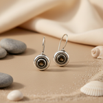 将图像加载到图库查看器中, 925 Silver Smoky Quartz Drop Earrings for Women | Gift