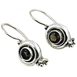 将图像加载到图库查看器中, 925 Silver Smoky Quartz Drop Earrings for Women | Gift