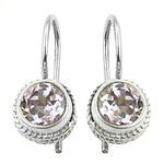 将图像加载到图库查看器中, 925 Silver White Topaz Drop Earrings for Women | Gift Jewelry