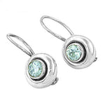 将图像加载到图库查看器中, 925 Silver Blue Topaz Earrings for Women | Dangle Jewelry