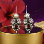 Load image into Gallery viewer, 925 Silver Gemstone Drop Earrings for Women | Dangle Jewelry