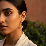 将图像加载到图库查看器中, 925 Silver Moonstone Teardrop Earrings for Women | Gift