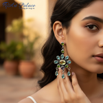 Load image into Gallery viewer, 925 Silver Gemstone Dangle Earrings | Blue Topaz Earrings for Women