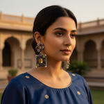 Load image into Gallery viewer, 925 Silver Multi-Gemstone Dangle Earrings | Women's Fashion Jewelry