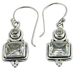 Load image into Gallery viewer, 925 Silver Quartz Drop Earrings for Women | Gift Jewelry
