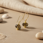 Load image into Gallery viewer, gold plating Teardrop Crystal Bead Earrings for Women | Fashion Jewelry