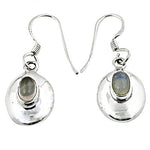 Load image into Gallery viewer, 925 Silver Moonstone Drop Earrings for Women | Dangle Jewelry