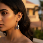 Load image into Gallery viewer, 925 Silver Amethyst Drop Earrings for Women | Gemstone Jewelry