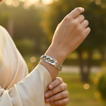 Load image into Gallery viewer, 925 Silver Peridot Bangle Bracelet for Women | Gift Jewelry