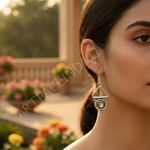 Load image into Gallery viewer, 925 Silver Labradorite Earrings for Women | Dangle Jewelry