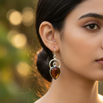 Load image into Gallery viewer, 925 Silver Garnet Teardrop Earrings for Women | Gift Jewelry