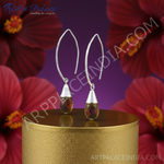 将图像加载到图库查看器中, 925纯银黄水晶水滴耳环(女士款)| 宝石首饰