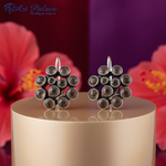 Load image into Gallery viewer, Pendientes colgantes de cuarzo ahumado en plata 925 para mujer | Uso diario