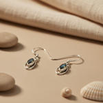 将图像加载到图库查看器中, 925 Sterling Silver Labradorite Earrings for Women | Dangle Jewelry