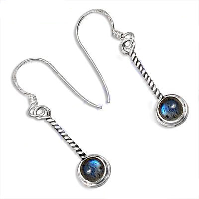 925 silver labradorite drop earrings | for women | gift