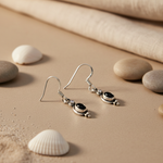 Load image into Gallery viewer, 925 Silver Black Onyx Earrings for Women | Daily Wear