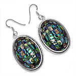Load image into Gallery viewer, 925 Silver Abalone Shell Earrings for Women | Dangle Jewelry