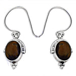 Load image into Gallery viewer, 925 Silver Tiger Eye Gemstone Earrings for Women | Gift