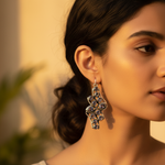 Load image into Gallery viewer, 925 Silver Amethyst Earrings for Women | Dangle Earrings