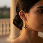 Load image into Gallery viewer, 925 Silver Smoky Quartz Earrings for Women | Dangle Jewelry