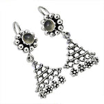 Load image into Gallery viewer, 925 Silver Stone Drop Earrings for Women | Dangle Earrings