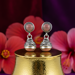Load image into Gallery viewer, 925 Silver Rhodochrosite Drop Earrings for Women | Gemstone Jewelry