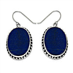 Load image into Gallery viewer, 925 Silver Lapis Lazuli Earrings for Women | Gemstone Jewelry