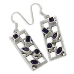 Load image into Gallery viewer, 925 Silver Amethyst Earrings for Women | Dangle Jewelry