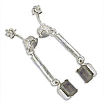 将图像加载到图库查看器中, 925 Silver Labradorite Drop Earrings for Women | Dangle Jewelry