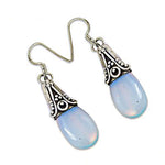 Load image into Gallery viewer, 925 Silver Chalcedony Drop Earrings for Women | Gift Jewelry
