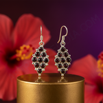 Load image into Gallery viewer, 925 Silver Garnet Drop Earrings for Women | Gemstone Jewelry