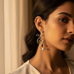 Load image into Gallery viewer, 925 Silver Gemstone Drop Earrings for Women | Daily Wear Jewelry