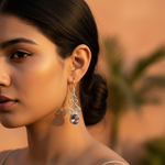 Load image into Gallery viewer, 925 Silver Amethyst Drop Earrings for Women | Gemstone Jewelry