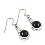 Load image into Gallery viewer, 925 Silver Black Onyx Dangle Earrings for Women | Gift Jewelry