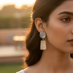 Load image into Gallery viewer, 925 Silver Moonstone Drop Earrings for Women | Dangle Earrings