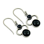 Load image into Gallery viewer, 925 Silver Black Onyx Earrings for Women | Daily Wear