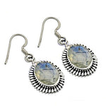 Load image into Gallery viewer, 925 Silver Moonstone Drop Earrings for Women | Dangle Jewelry