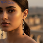 Load image into Gallery viewer, 925 Silver Oval Stone Drop Earrings for Women | Dangle Jewelry