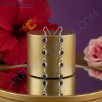 Load image into Gallery viewer, 925 Silver Oval Stone Drop Earrings for Women | Dangle Jewelry