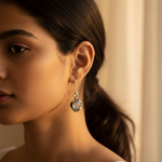 Load image into Gallery viewer, 925 Silver Moonstone Drop Earrings for Women | Dangle Earrings