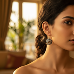 Load image into Gallery viewer, 925 Silver Smokey Quartz Earrings for Women | Dangle Earrings