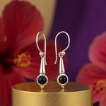 Load image into Gallery viewer, 925 Silver Black Onyx Dangle Earrings for Women | Gift
