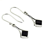 Load image into Gallery viewer, 925 Silver Black Onyx Earrings for Women | Daily Wear