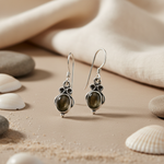 将图像加载到图库查看器中, 925 Silver gold platingstone Earrings for Women | Dangle Earrings